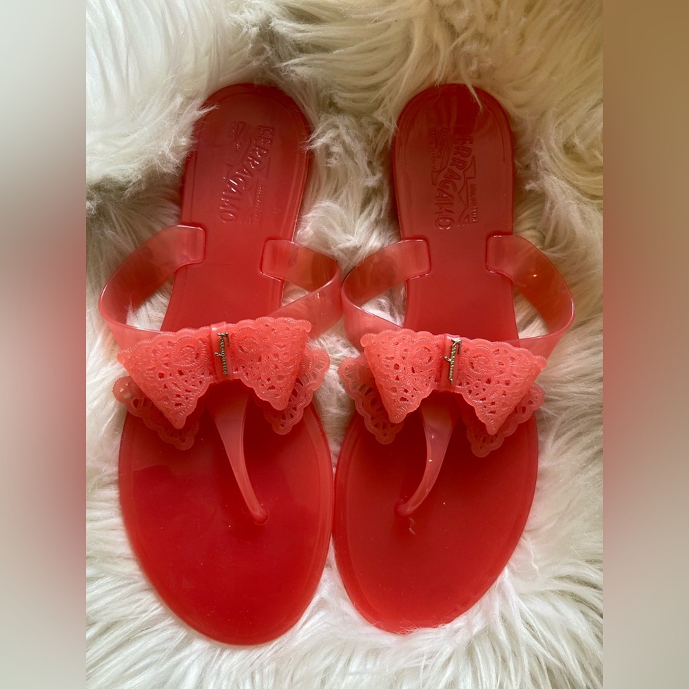 Salvatore ferragamo sandals size 8 women’s